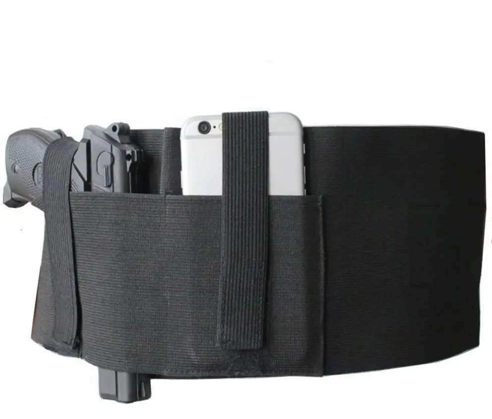 
Custom Military Tactical Concealed Hand Gun Carry Belly Gun Holster Waist Band 