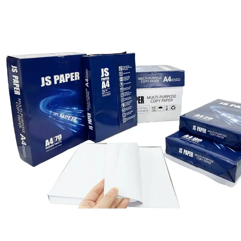 customization multicopy a4 size office white paper hojas de 75 gram 80 70 75 gram 500 sheets bond paper for HP printer