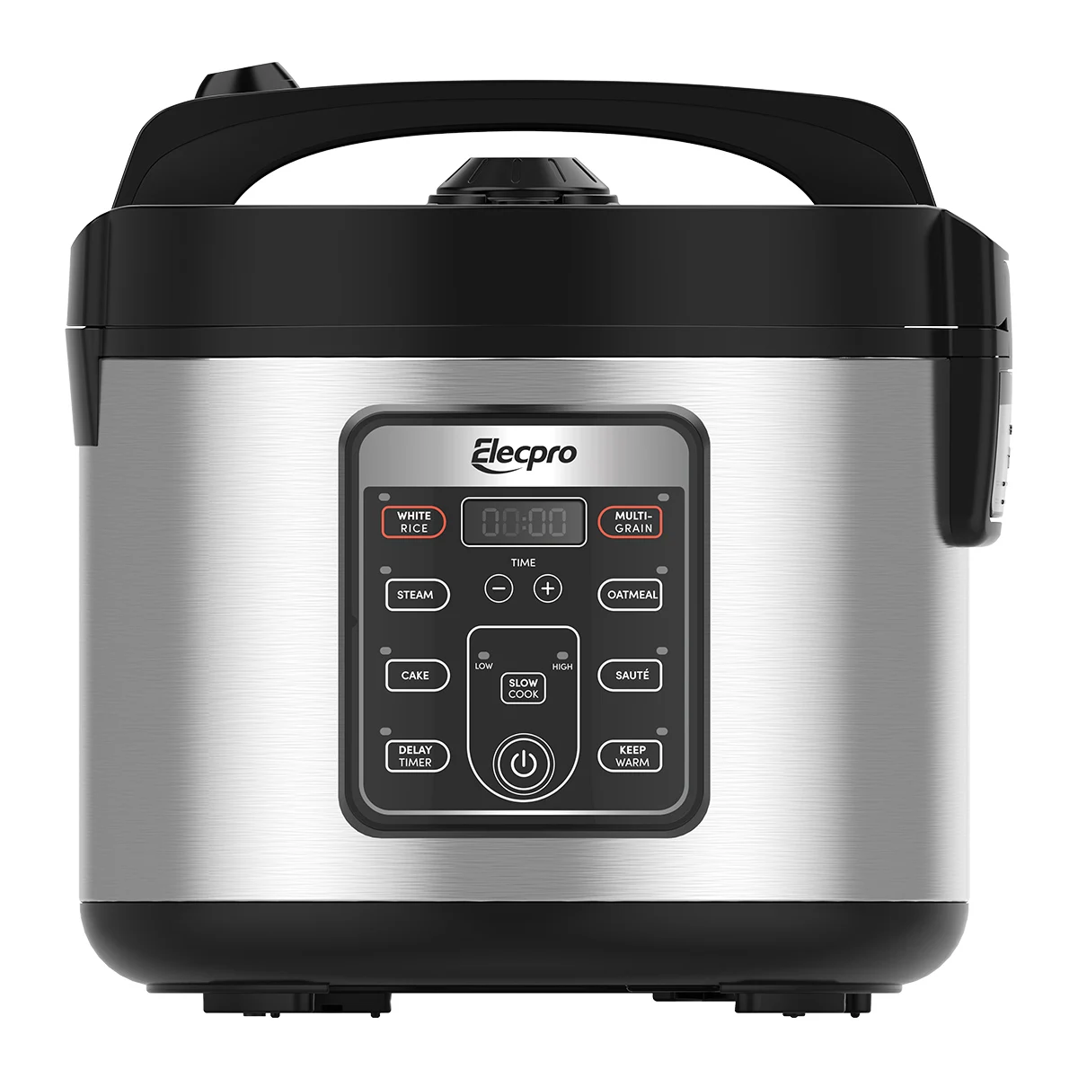 Hot selling LED display low sugar 860W Stainless steel multi-purpose 1.8L 5L Digital Drum rice cooker