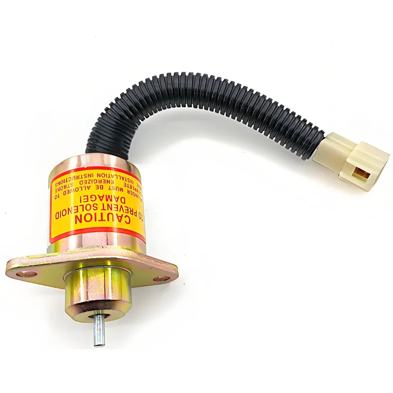 For excavator 2848A278 flameout solenoid valve Caterpillar 30243024C Perkins engine flameout switch 12v spare parts