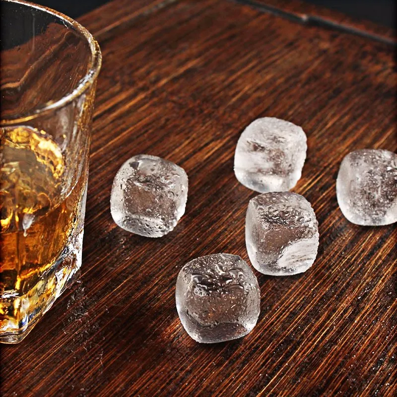 Hot Selling large Jade Ice Whiskey Stone wholesale natural crystal gemstone ice cube stone