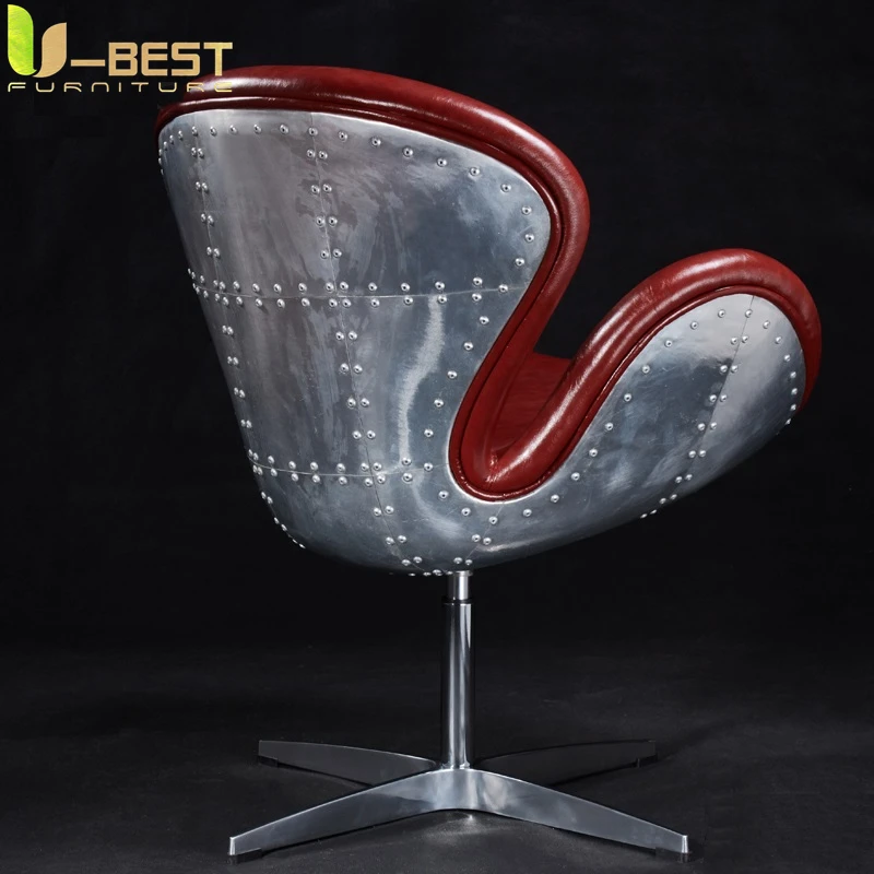 Living Room Chairs Vintage Retro Aluminum Lounge Fauteuils De Salon Armchair Cadeiras Sala Estar Fauteuil Design Furniture
