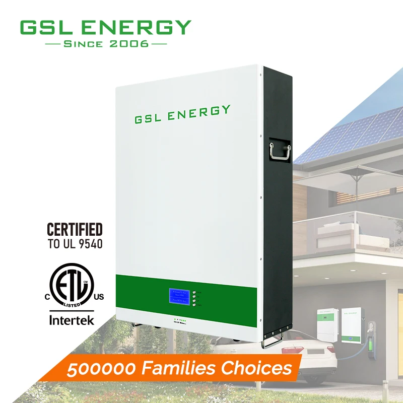 GSL ENERGY 15 Years Warranty Off Grid Solar Storage System Powerwall 5kwh 10Kwh 48 Volts 200Ah Lithium Ion Solar Batteries
