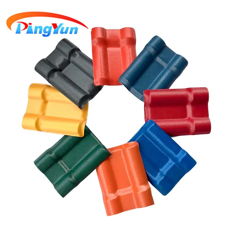 ASA UPVC Resin Roofing Sheet Synthetic Spanish Roof Tile Spanish Style Roof Tile