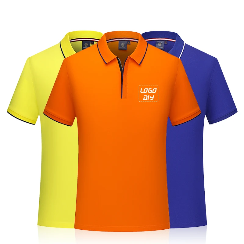 High Quality T shirt Blanks Cotton Korean T shirt Fashion Casual Custom Logo T shirt Polo For Men