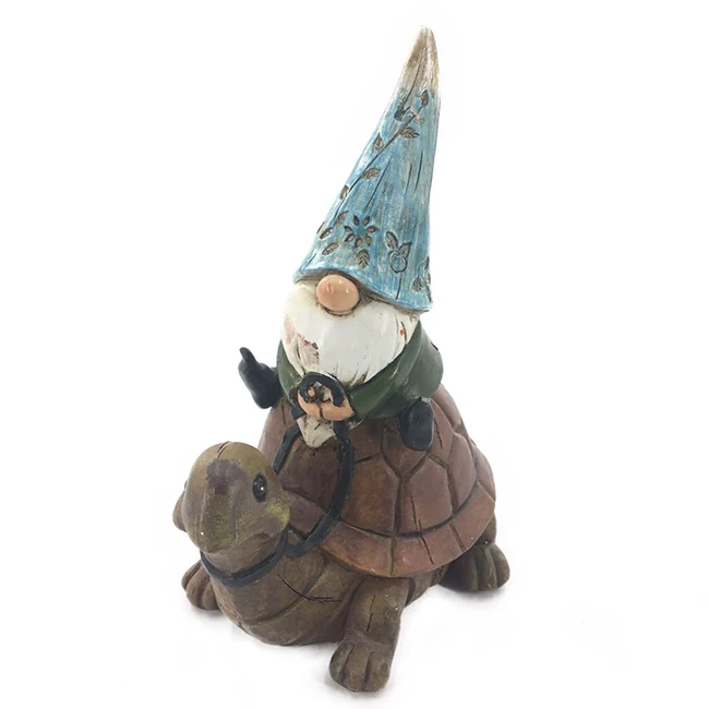 Hot Selling Garden Sculpture Resin Gnome Statue Set