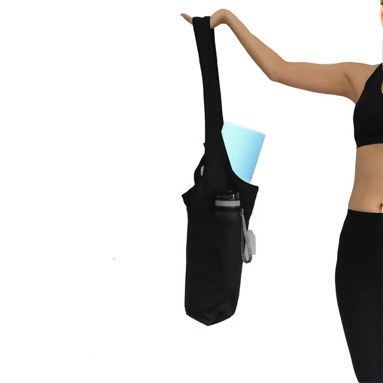 
Hot Selling Wholesale Eco Friendly 12An-Canvas Yoga Mat Sling Carry Bag Yoga Mat with Shoulder Bag 