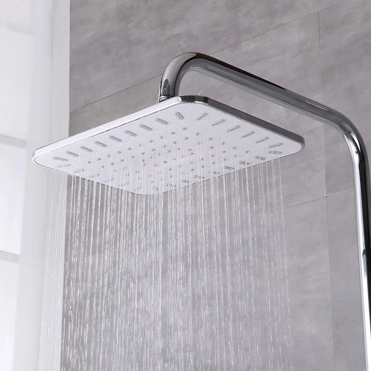 China Luxury Antique Brass Thermostatic Bathroom Piano Shower Sets Chrome Faucets Mixers Taps Sanitary Ware Cheap Price