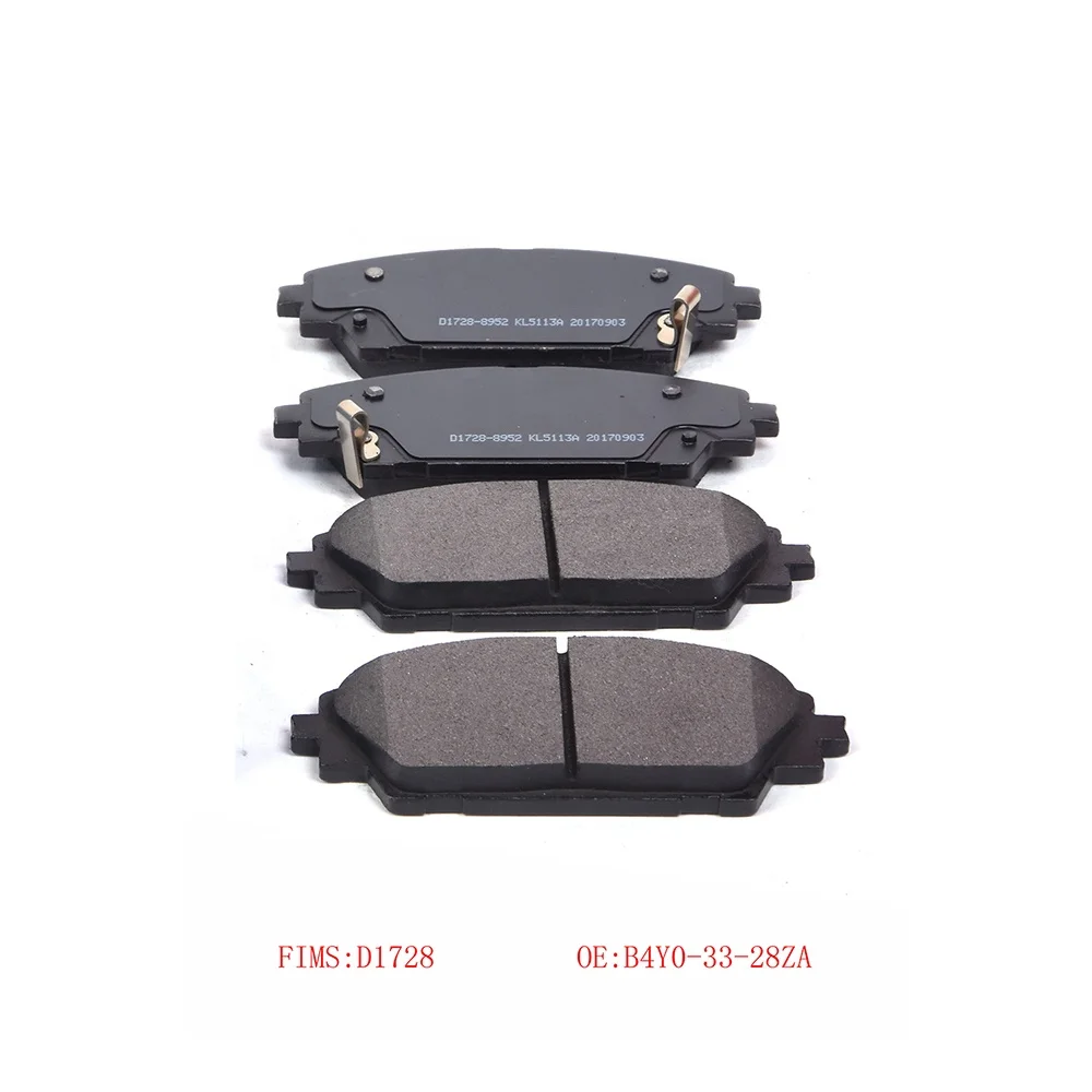 DYKL B4Y0-33-28ZA Hot Selling good quality Disc Ceramic Brake Pad for MAZDA 3 2014