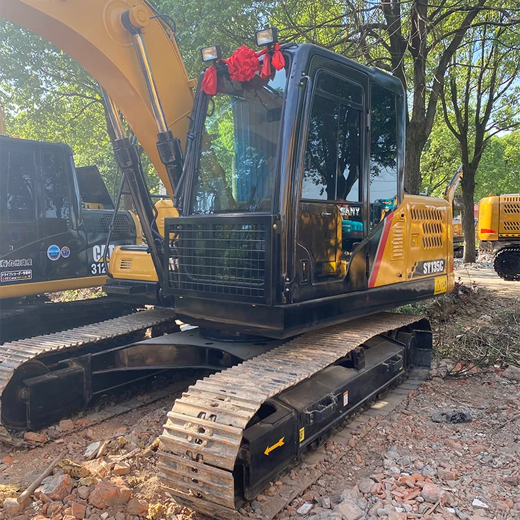 Lower price with good condition Used Sany 14 ton crawler 135-9 Excavator price for Sale
