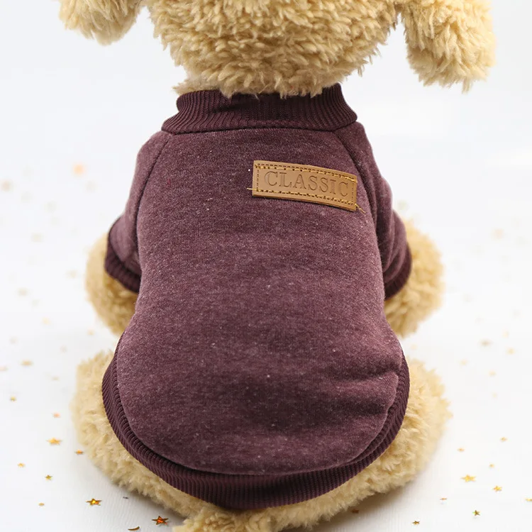Wholesale Luxury Pet Dogs Accessories Winter Sweater Puppy Pet Clothes Outfits Dog Hoodie Garment Dog Clothes