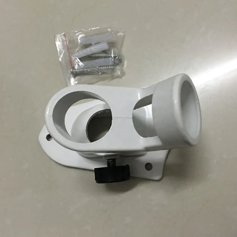 adjustable wall banner pole mounting brackets, outdoor displaying wall flag metal pole accessories