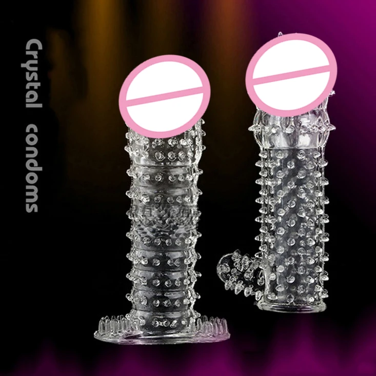 
Hot selling crystal condom different models for crystal condom penis sleeve wholesale price of crystal silicone condom for male 