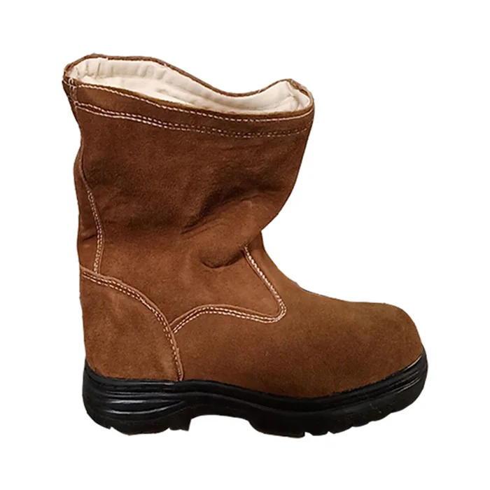 Labor insurance industrial casual woodland men leather steel toe shoes work boot mens safety boots SAFEMAN 833