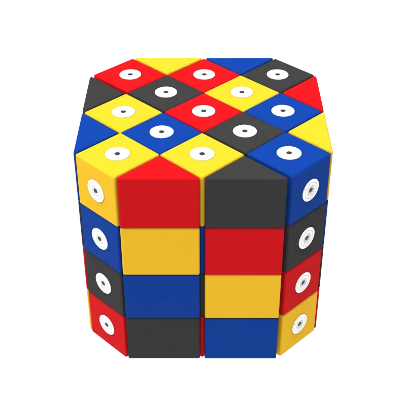 OEM Large Soft Stackable Eva Foam Blocks Gift Play Set For Kids Toddlers Preschool