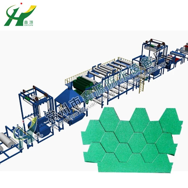 High quality asphalt shingles making machine