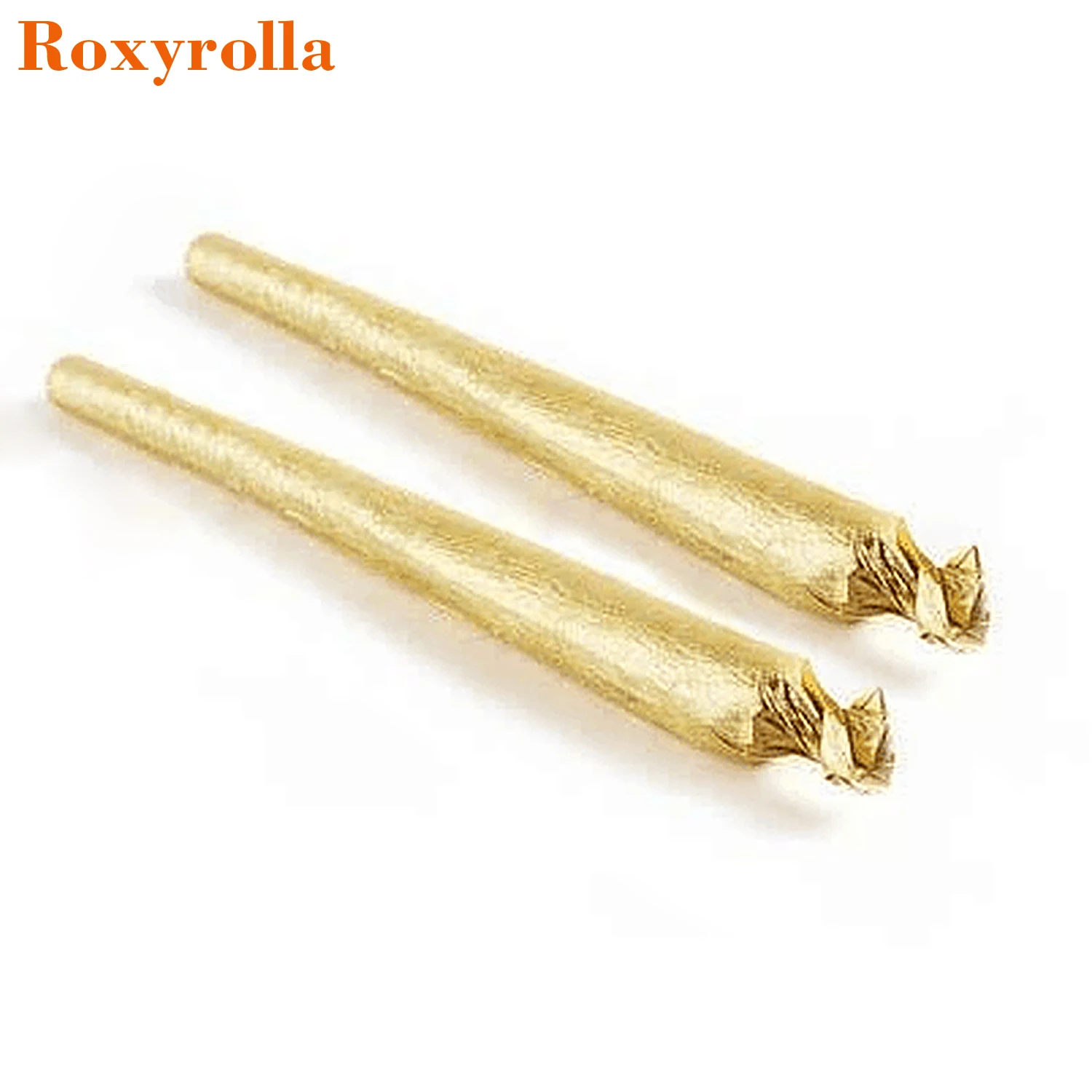 Roxyrolla оптовая продажа логотип на заказ необработанный Размер 1/4 109 98 84 70 60 мм предварительно свернутые конусы золотая бумага 24K для