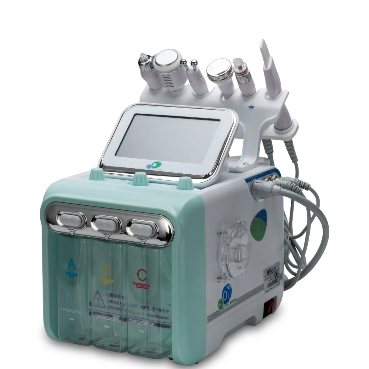 8 in 1 Multifunction Facial Beauty Device Hydrogen and Oxygen Mask Bubble Face Spray Injector Aqua Jet Peel Beauty Machine