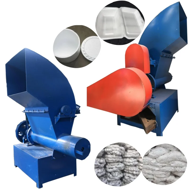 Polyurethane foam recycling crusher block making machine