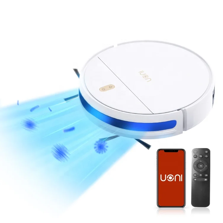 Uoni robot vacuum cleaner Samurai 2 sweeping robot 3000Pa suction wet and dry visual navigation drop shipping bestseller
