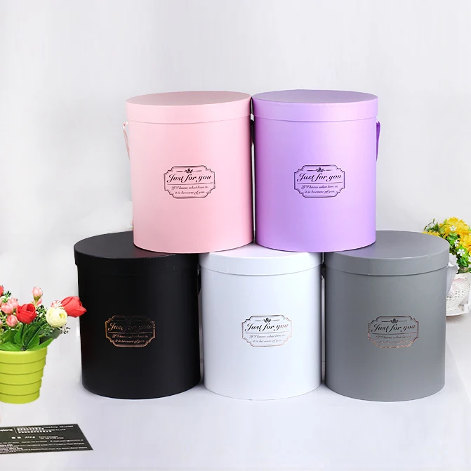 2021 Hot Sale Wholesale Custom Paper Flower Box Packing for  Rose Gift Box
