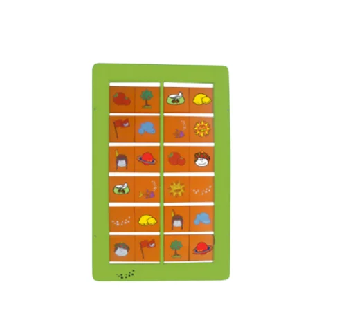 Wall game for toddler indoor playground equipment wall panel