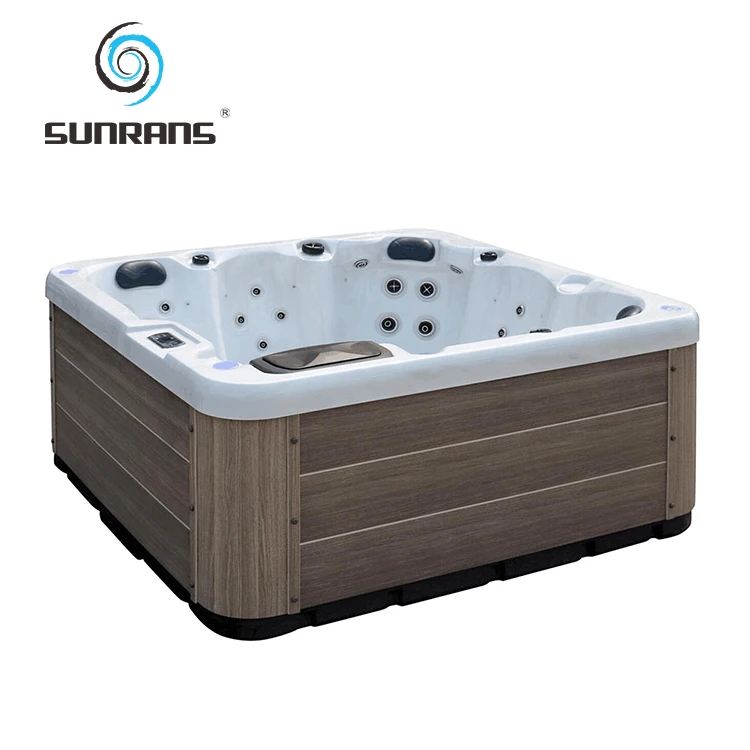 5 Person Jetted Tub Cheap Freestanding Bathtub Whirlpool Swim Spas Sexy Hot Tub Square Hot Tube Outdoor Spa Tubs