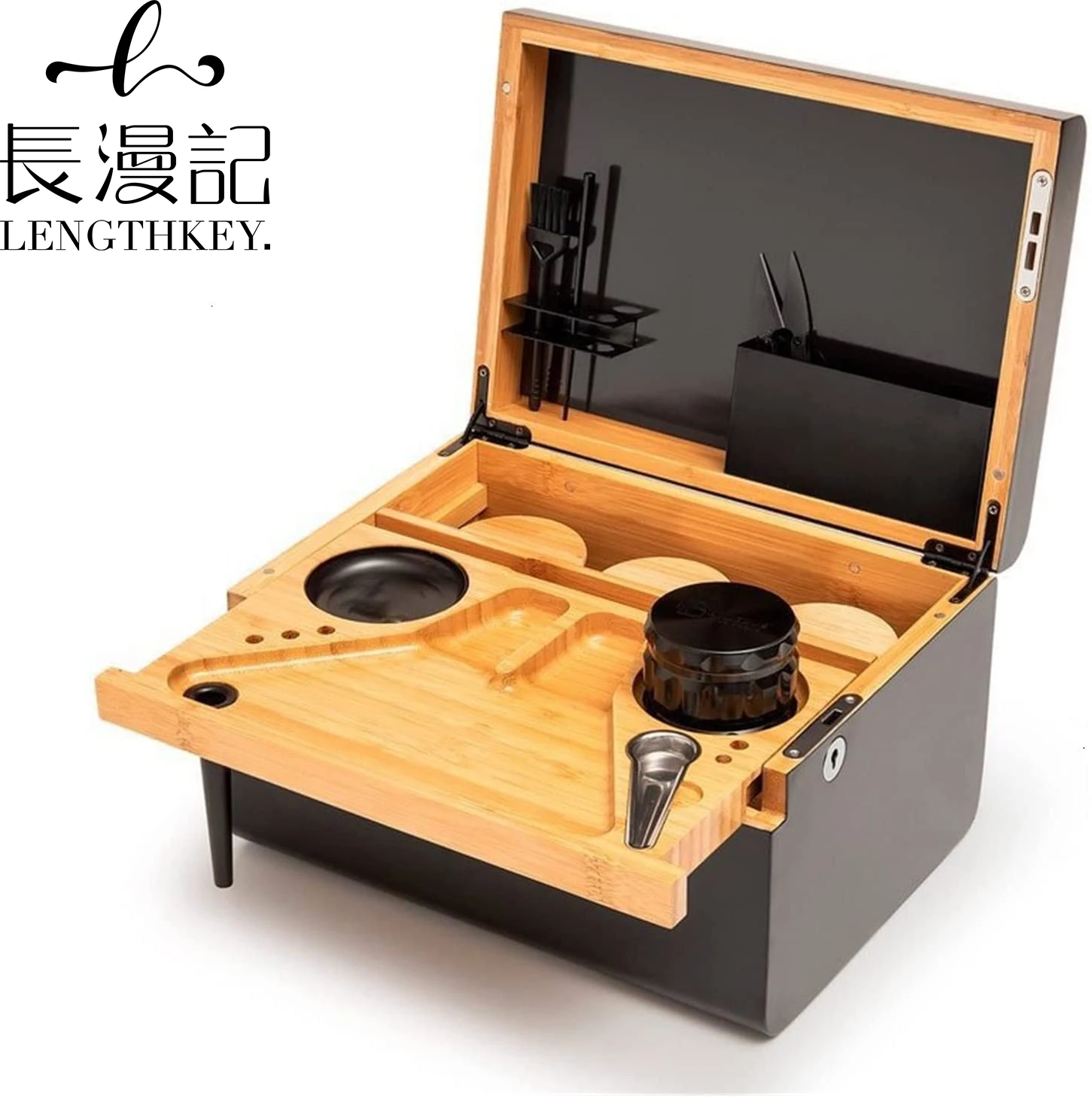 2022 latest popular premium bamboo storage check removable pallet wooden storage box