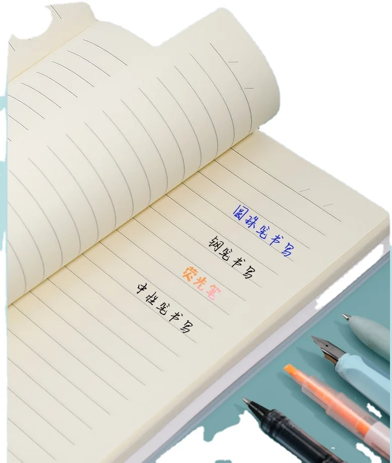 A5 business note book soft copy ecological notebooks yarn high school notebook school a5 journal notebook customized cover