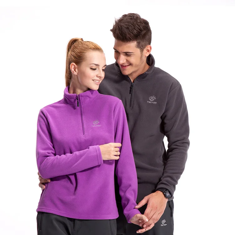 
Customized wind-resistant warm fleece jacket outdoor fleece long-sleeved sweater 