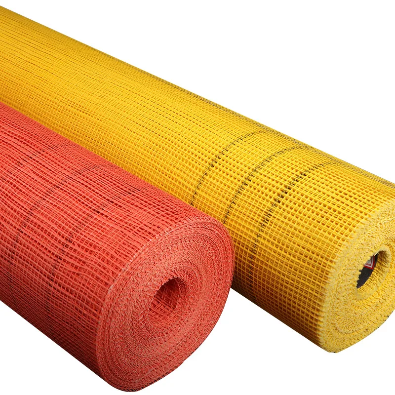 plain weave fiberglass mesh cloth 4*4 5*5mm fiberglass mesh  orange glass fiber mesh