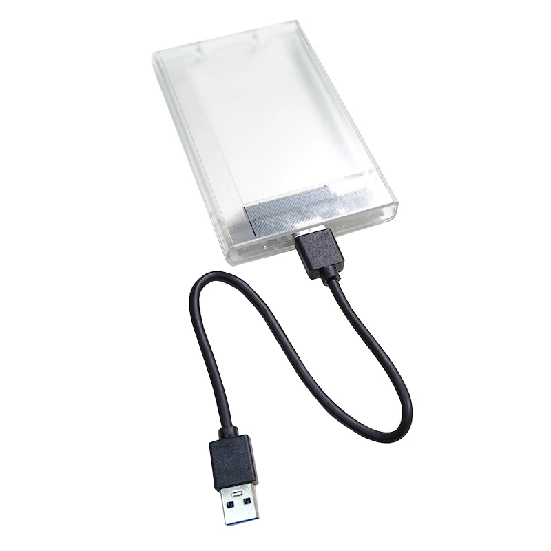 2.5inch SATA SSD Solid State Drive HDD Hard Drive Enclosure USB2.0 USB3.0 External Case Casing Support Up to 12TB