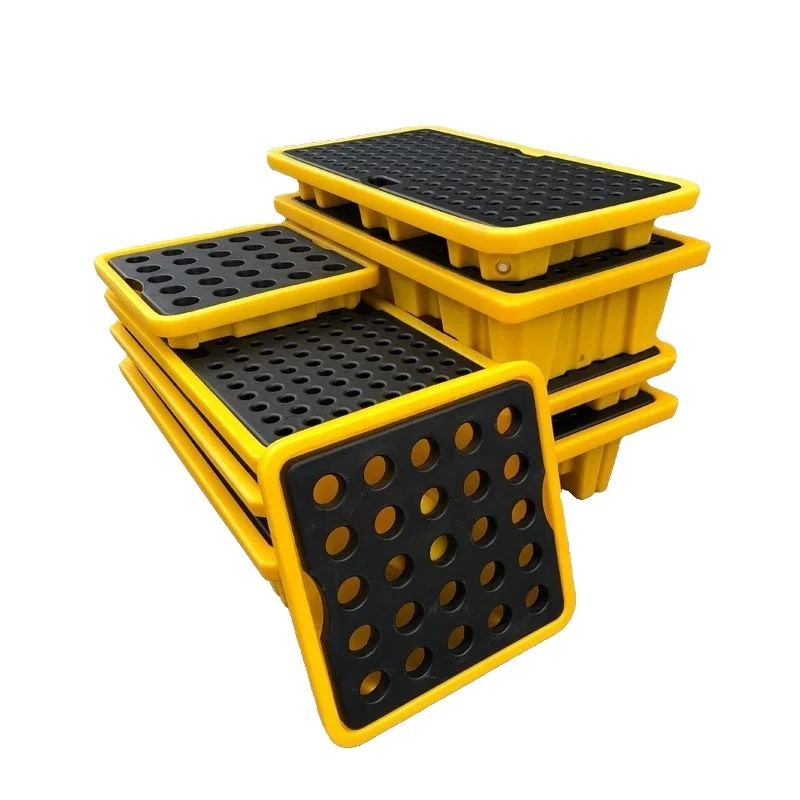 Best quality good price can waterproof anti-leakage 4 drum spill pallets