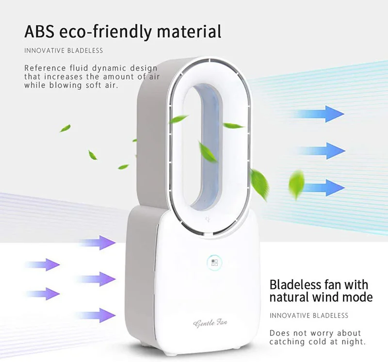 Energy-saving Electric Silent Tower Table Vertical Floor Fan Wholesale Drop Shipping Bladeless Fan