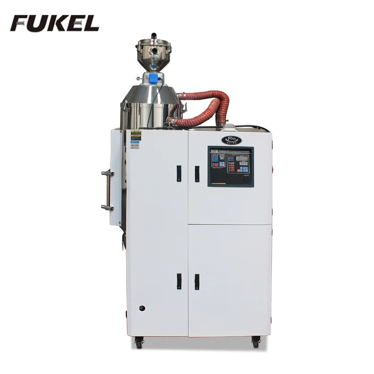 
25KG ABS PET Flake Plastic Material All In One Hopper Dehumidifier Dryer 