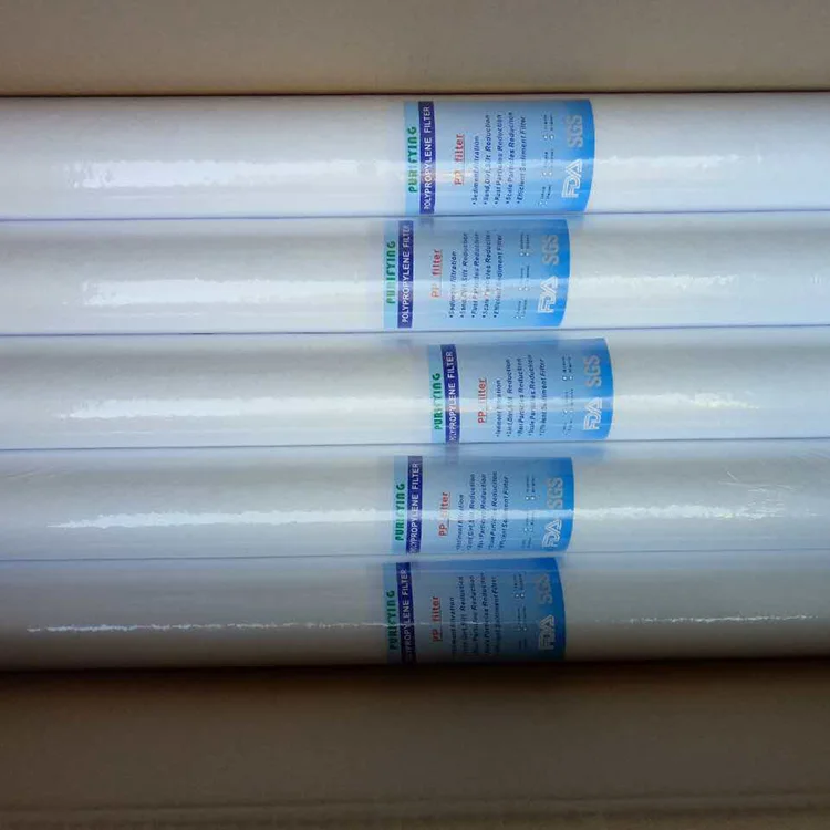 Melt Blown Jumbo Pp Sediment Water Filter 1u 5 10 Micron 5 in 10 20 30 40 50 Inch Filtration Purification Cartridge Filters