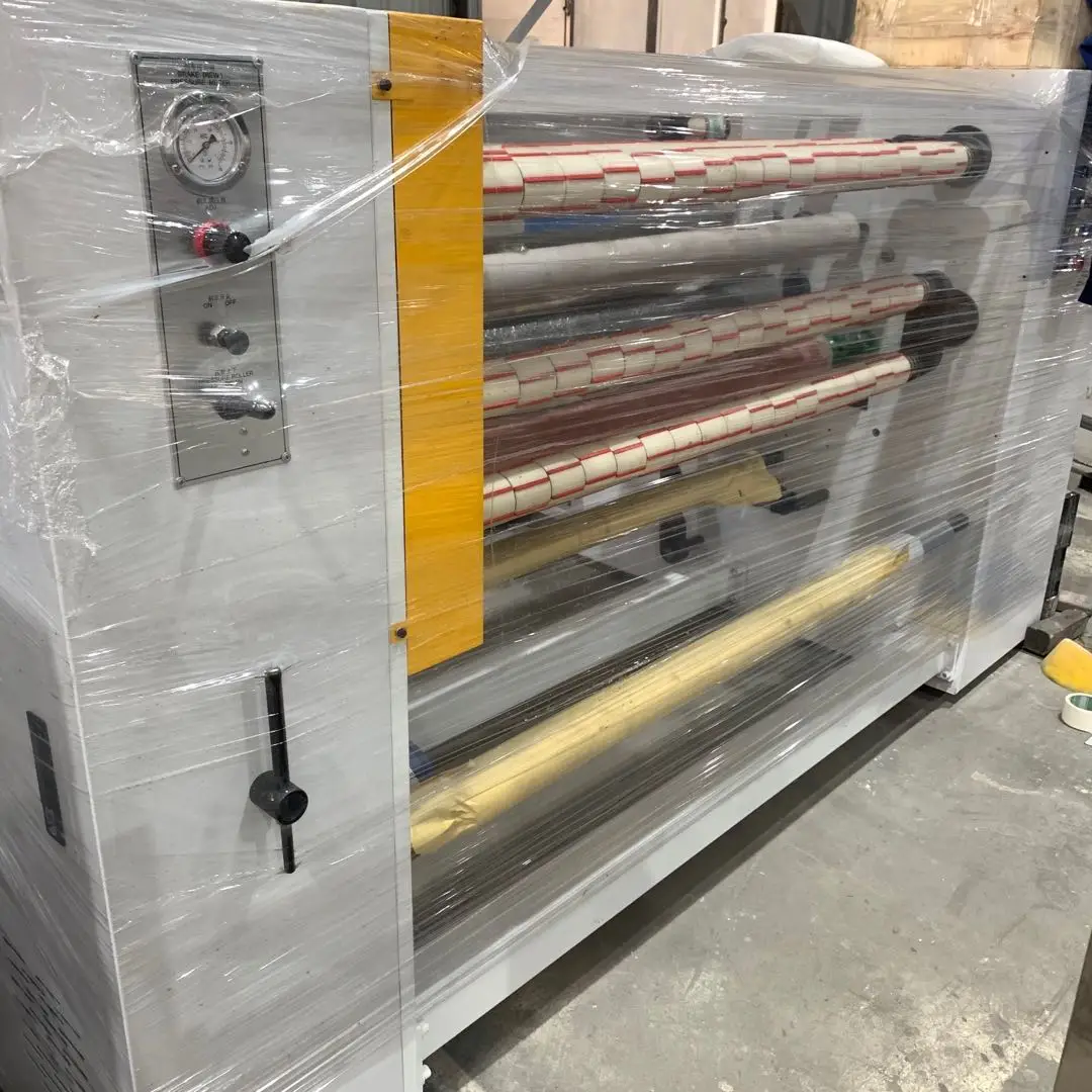 high quality automatic adhesive BOPP tape slitting machine/tape making machine/big roll cutting machine