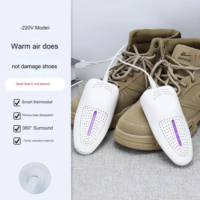Home Smart Electric Shoe Dryer and Boot Warmer Portable Sanitizing and Deodorizing Device Shoe Warmer Intelligent Timing