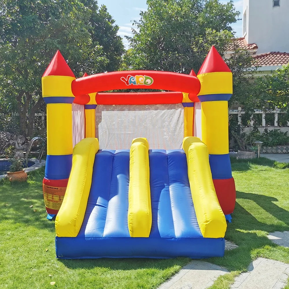 YARD Girls Boys Inflatable Bounce House Children Bouncy Castle Slide Inflatable Bouncer