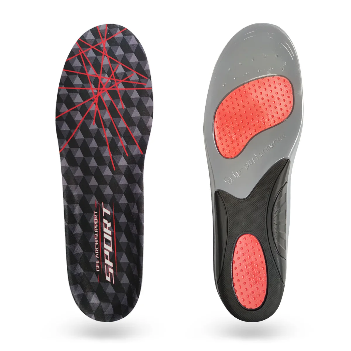 Sports insole High elastic shock absorption Men and Women silicone running breathable sweat absorbing sole