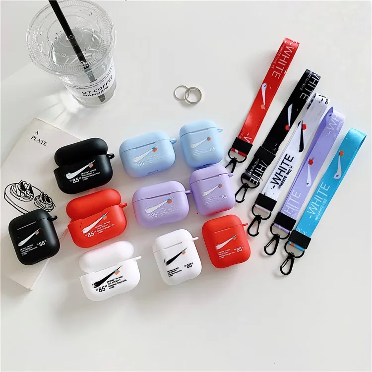 
wholesale colorful cute hot popular keychain Earphone Protective headphone Cover Design case for airpod pro 