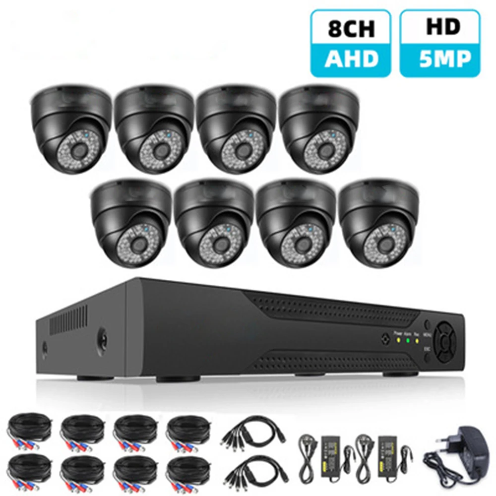  1080P SONY сенсор 8CH AHD камера DVR комплект домашней безопасности HD CCTV купольная