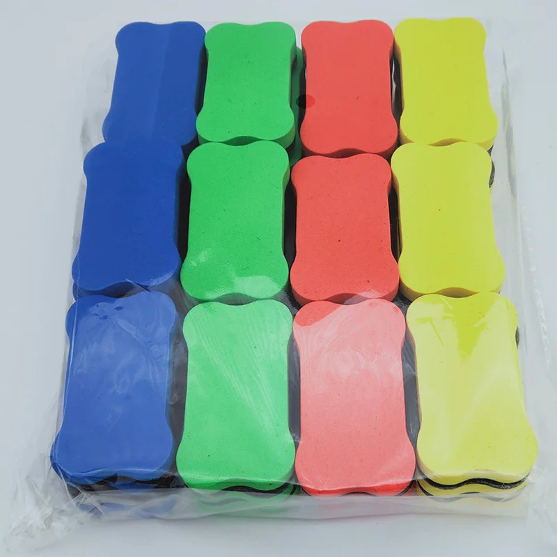High Quality White Board Magnetic Whiteboard Eraser with customized size