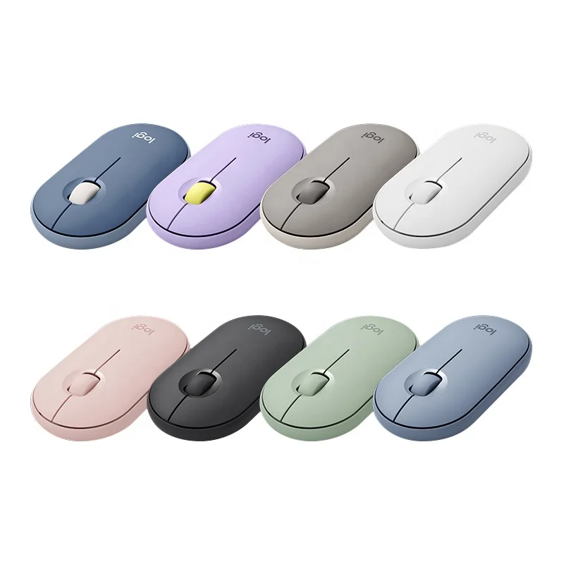 Logitech Pebble Wireless Mouse with Bluetooth or 2.4 GHz Receiver silent mouse