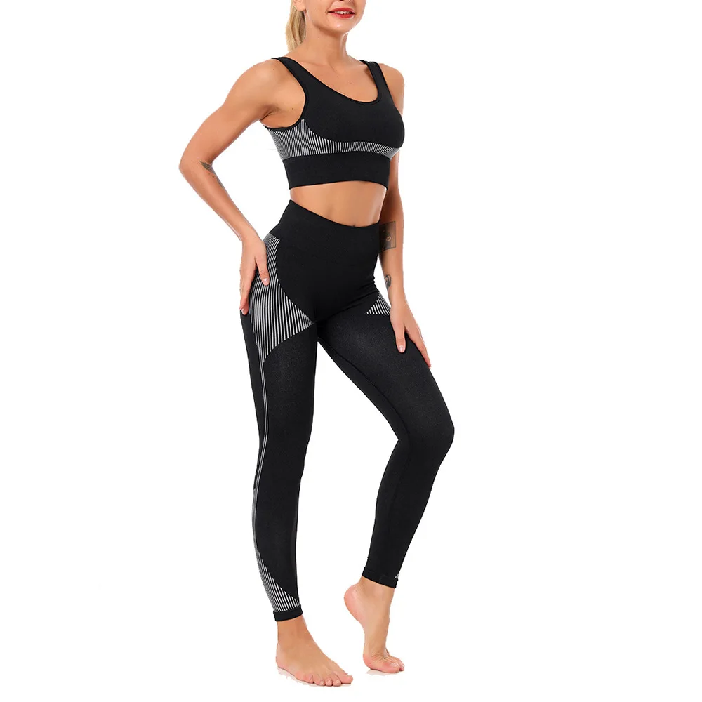 Wholesale Sportswear Custom Logo Activewear Manufacturers Lady Seamless Activewear