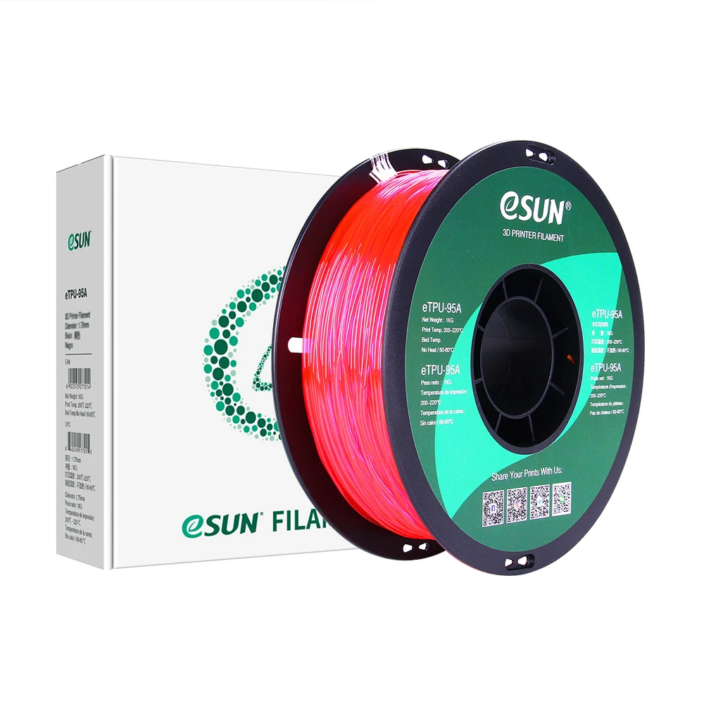 ESUN eTPU-95A TPU Филамент для 3D принтеры нити 1 75 мм кг супер