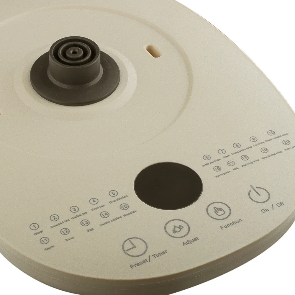 Home Appliance Kitchen Water boiling Electric Kettle Double Layer 2021 New Custom PP plastic Body OEM Customized Logo