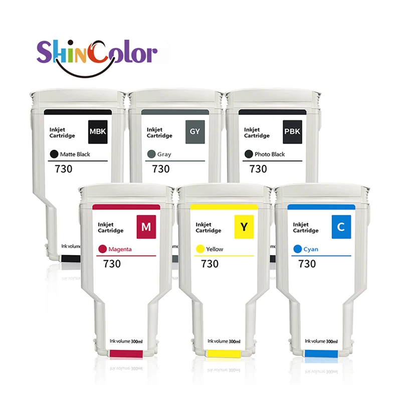 ShinColor HPQ-730 Совместимый картридж для HP T1600 T2600 T1700