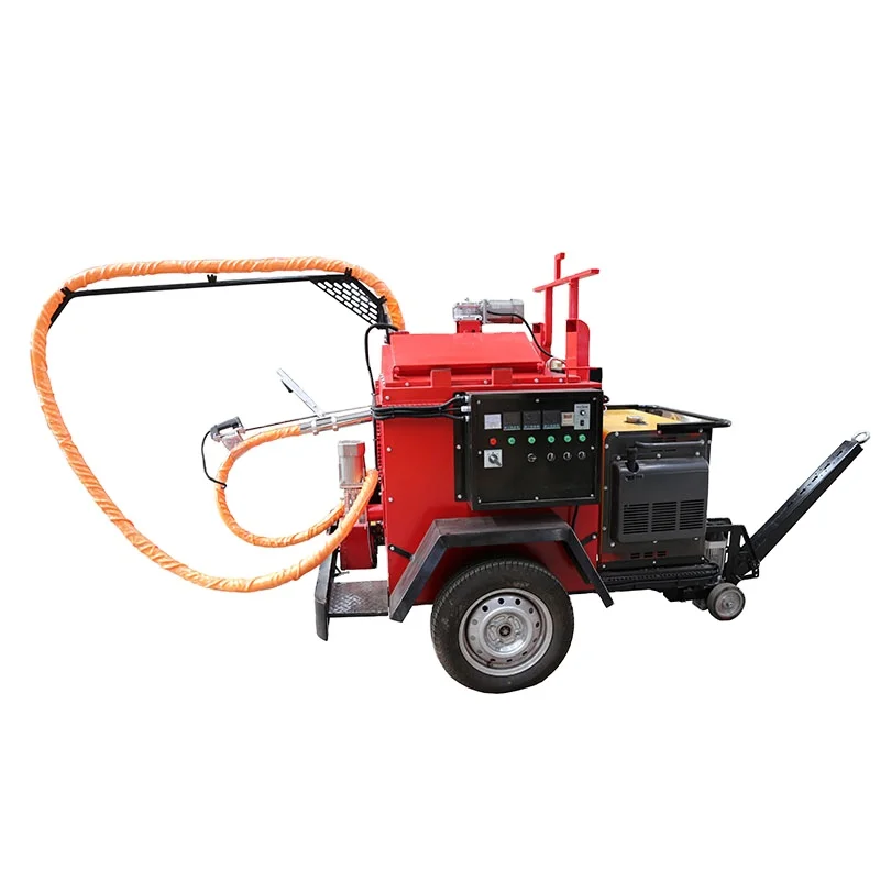 High-Tech Asphalt Crack Sealing Machine for Melting and Pouring Bitumen Essential for Road Maintenance