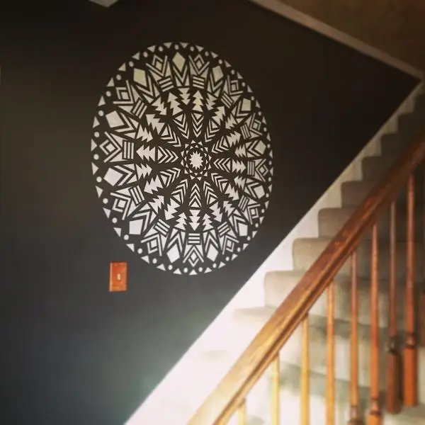 Mandala Stencils Set (12x12 Inch) Painting for Wood Wall Furniture Floor Tiles Fabric Reusable Airbrush Stencils For Template